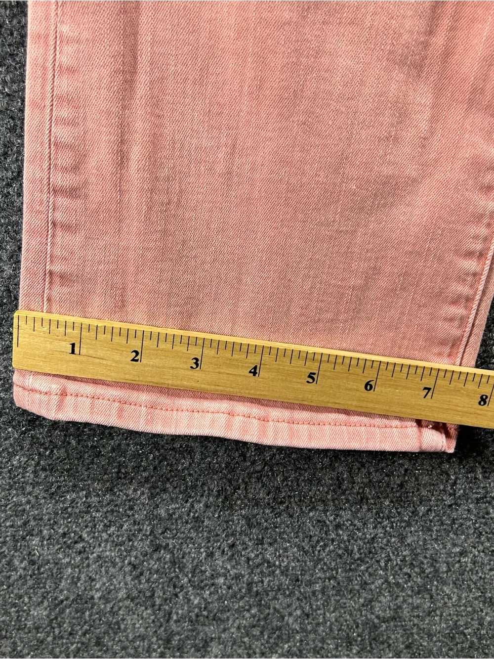Frame Le Crop Mini Boot Jeans Size 25 Peony Pink High Rise Stretch Denim LCMB790 - Picture 12 of 15